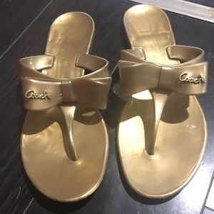 Jelly coach sandals